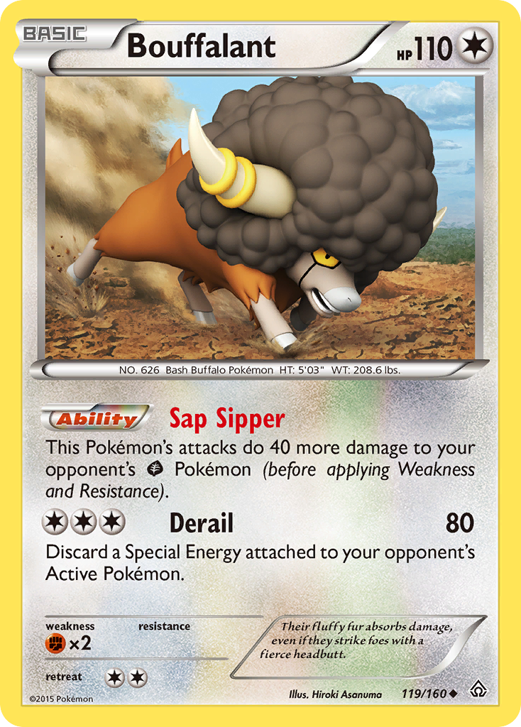 Bouffalant (119/160) [XY: Primal Clash] | Amazing Games TCG