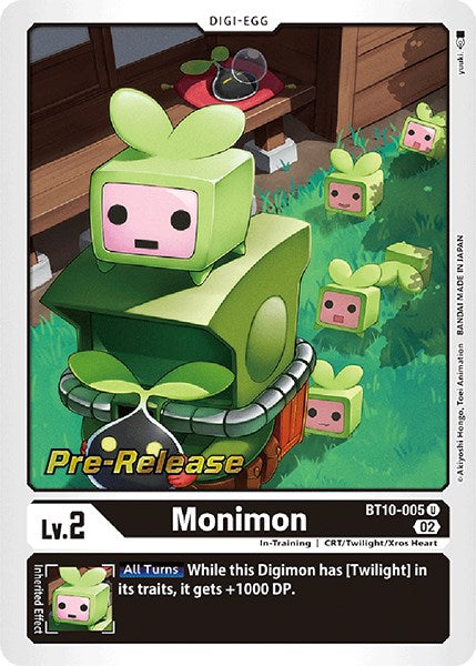 Monimon [BT10-005] [Xros Encounter Pre-Release Cards] | Amazing Games TCG