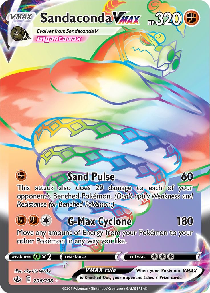 Sandaconda VMAX (206/198) [Sword & Shield: Chilling Reign] | Amazing Games TCG