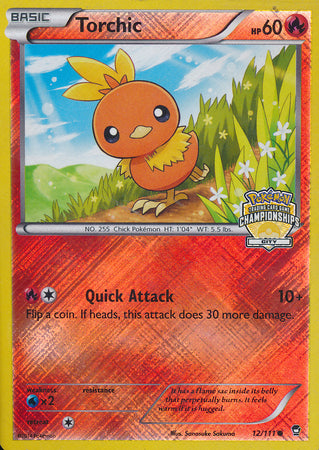 Torchic (12/111) (City Championship Promo) [XY: Furious Fists] | Amazing Games TCG