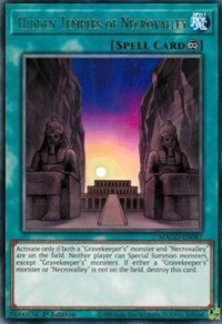 Hidden Temples of Necrovalley [MAGO-EN087] Rare | Amazing Games TCG