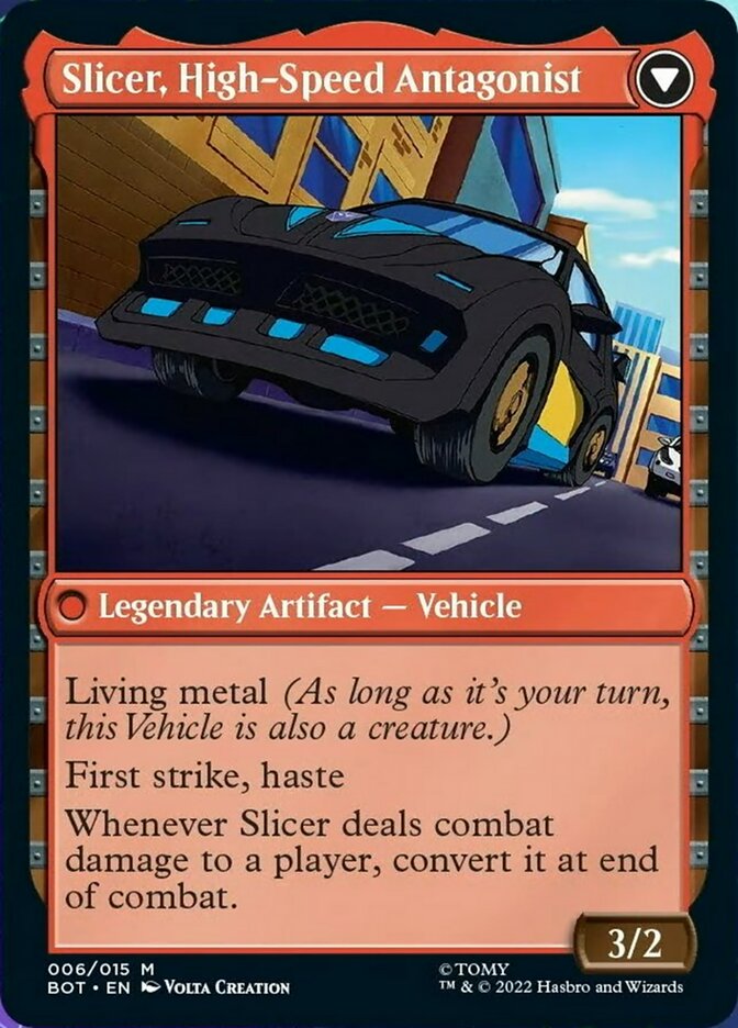Slicer, Hired Muscle // Slicer, High-Speed Antagonist [Universes Beyond: Transformers] | Amazing Games TCG