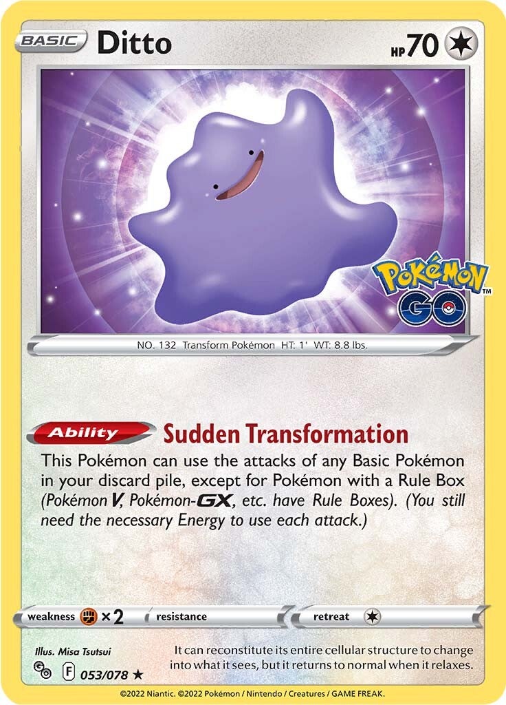 Ditto (053/078) [Pokémon GO] | Amazing Games TCG