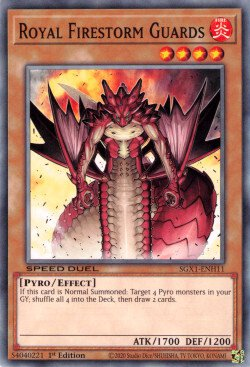 Royal Firestorm Guards [SGX1-ENH11] Common | Amazing Games TCG