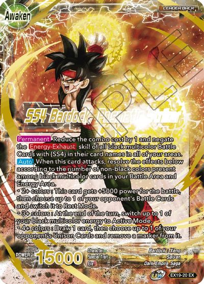 Bardock // SS4 Bardock, Prismatic Striker (EX19-20) [Special Anniversary Set 2021] | Amazing Games TCG