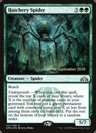 Hatchery Spider [Guilds of Ravnica Promos] | Amazing Games TCG