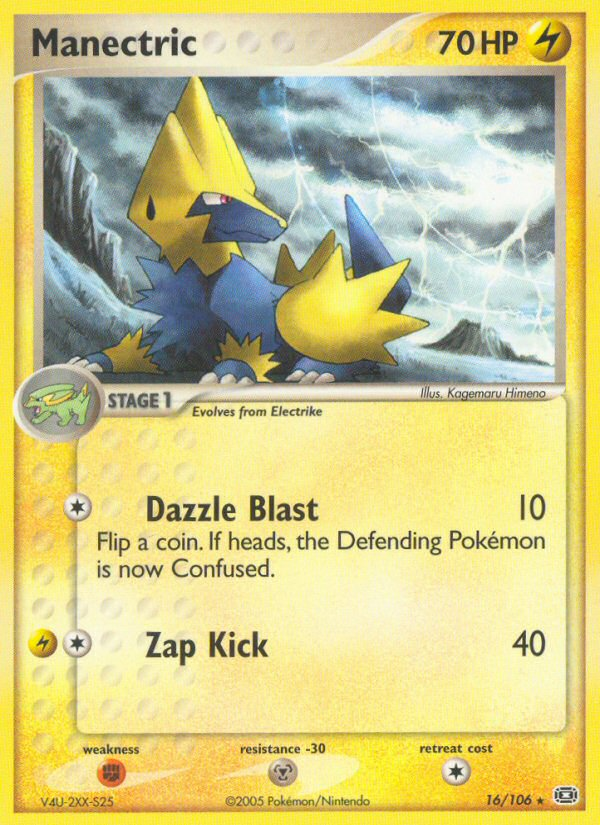 Manectric (16/106) [EX: Emerald] | Amazing Games TCG