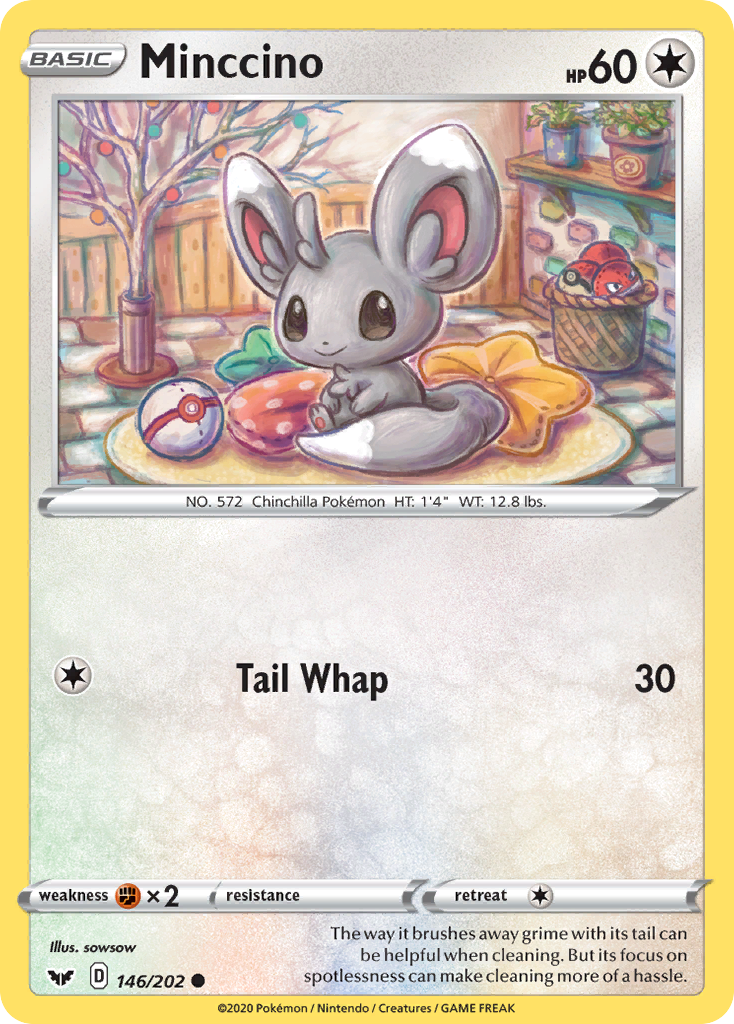 Minccino (146/202) [Sword & Shield: Base Set] | Amazing Games TCG