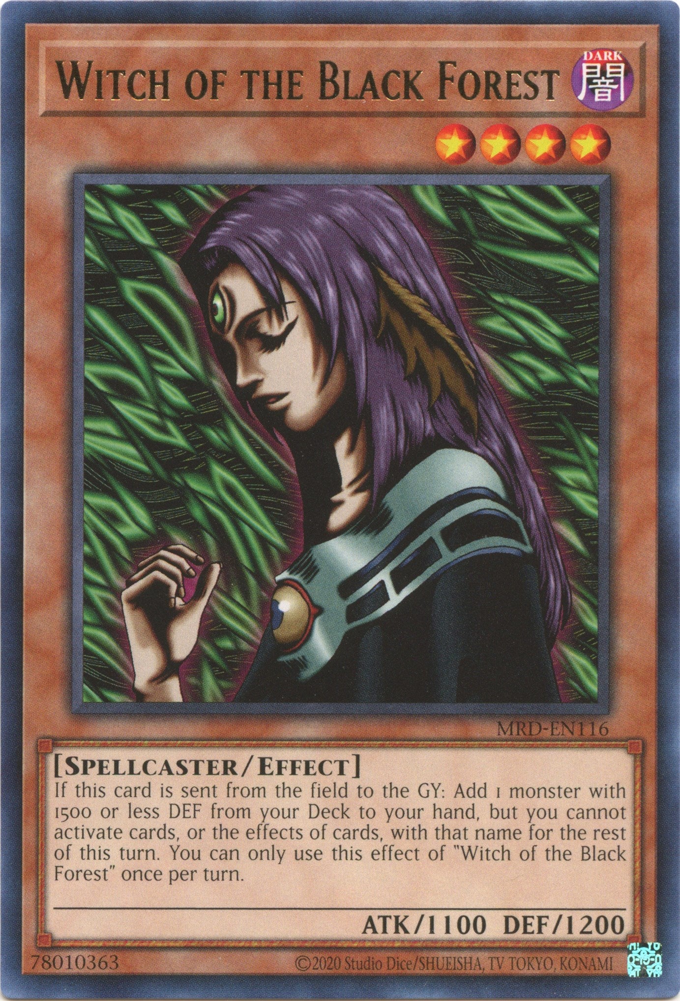 Witch of the Black Forest (25th Anniversary) [MRD-EN116] Rare | Amazing Games TCG