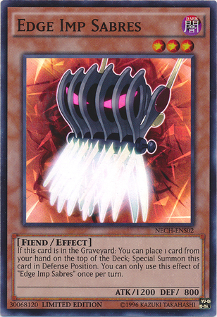 Edge Imp Sabres (SE) [NECH-ENS02] Super Rare | Amazing Games TCG