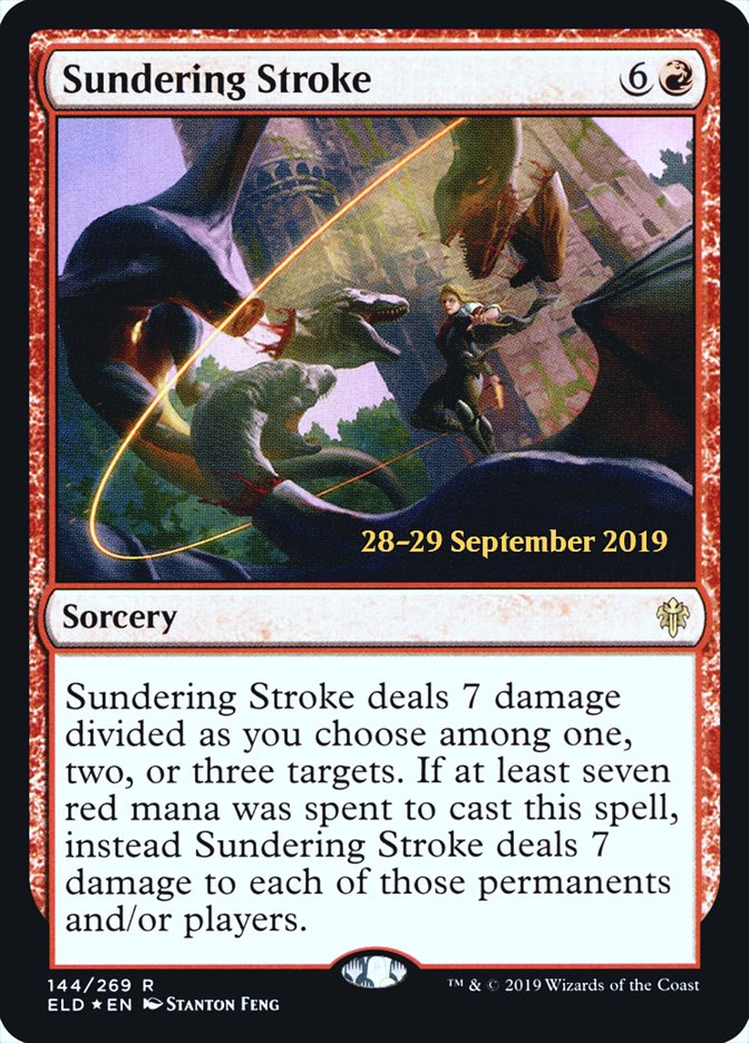 Sundering Stroke  [Throne of Eldraine Prerelease Promos] | Amazing Games TCG