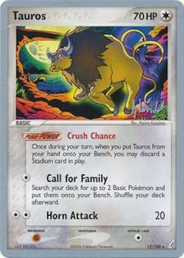 Tauros (12/100) (Empotech - Dylan Lefavour) [World Championships 2008] | Amazing Games TCG