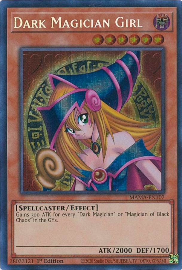 Dark Magician Girl [MAMA-EN107] Secret Pharaoh's Rare | Amazing Games TCG