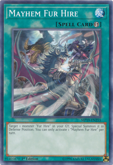 Mayhem Fur Hire [MP19-EN255] Common | Amazing Games TCG