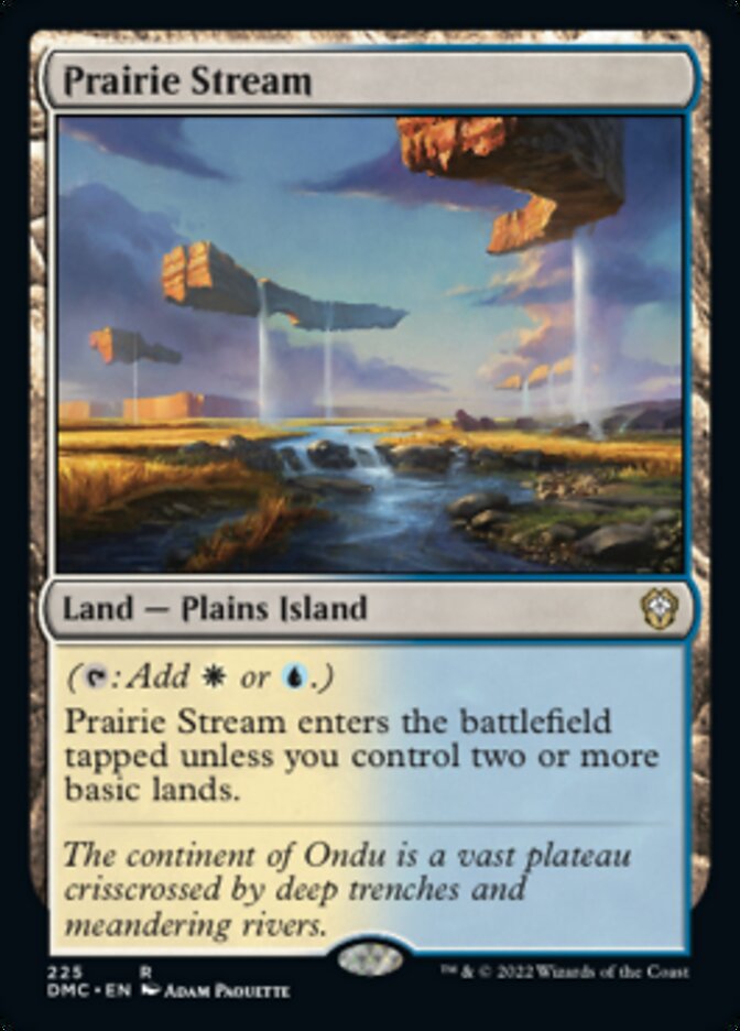 Prairie Stream [Dominaria United Commander] | Amazing Games TCG