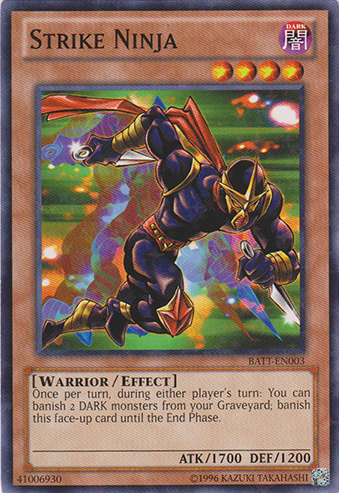 Strike Ninja [BATT-EN003] Starfoil Rare | Amazing Games TCG