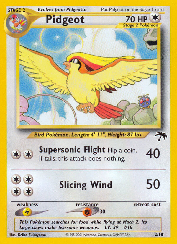 Pidgeot (2/18) [Southern Islands] | Amazing Games TCG