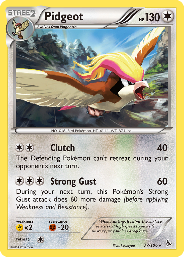 Pidgeot (77/106) [XY: Flashfire] | Amazing Games TCG