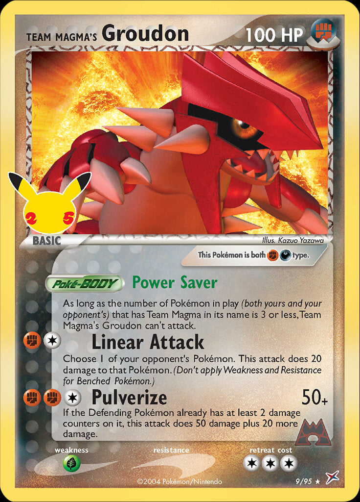 Team Magma's Groudon (9/95) [Celebrations: 25th Anniversary - Classic Collection] | Amazing Games TCG