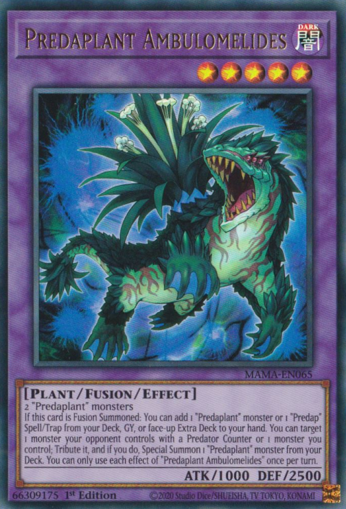 Predaplant Ambulomelides [MAMA-EN065] Ultra Rare | Amazing Games TCG