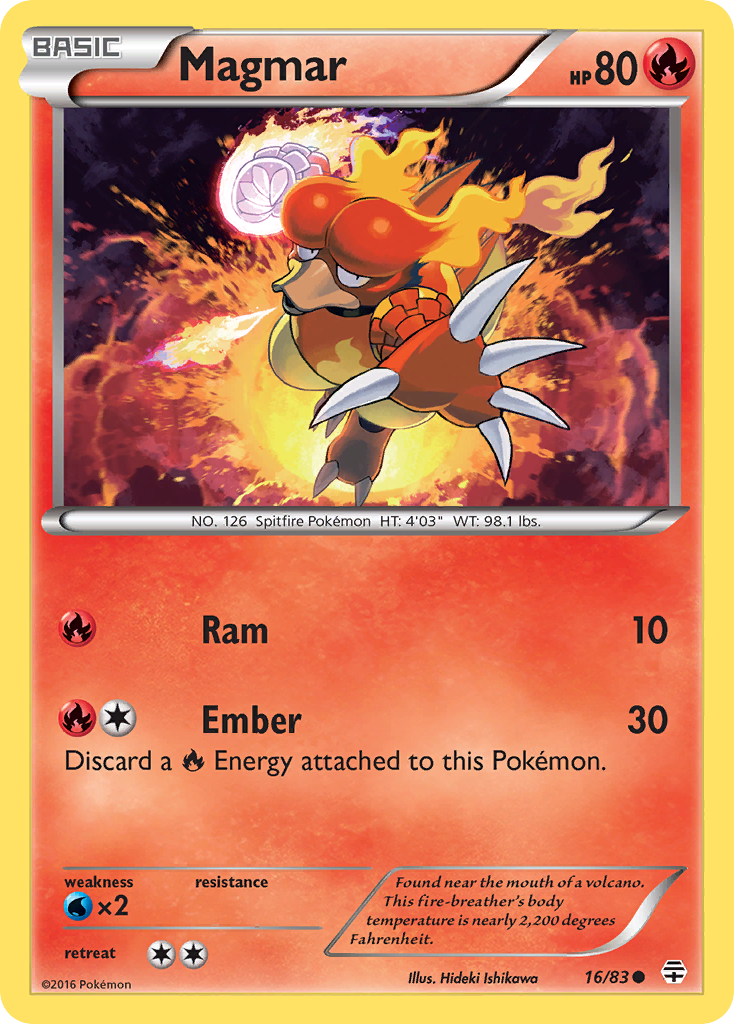 Magmar (16/83) [XY: Generations] | Amazing Games TCG