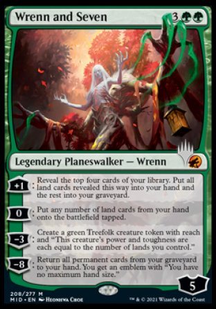 Wrenn and Seven (Promo Pack) [Innistrad: Midnight Hunt Promos] | Amazing Games TCG