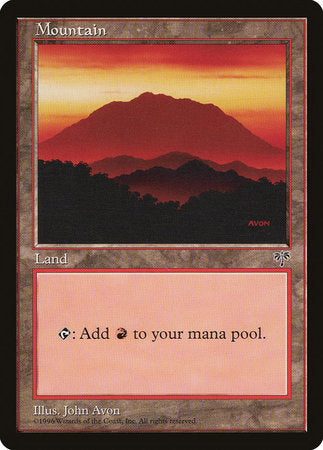 Mountain (Red) [Mirage] | Amazing Games TCG