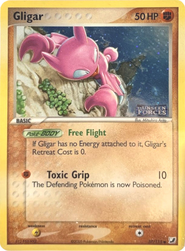 Gligar (57/115) (Stamped) [EX: Unseen Forces] | Amazing Games TCG