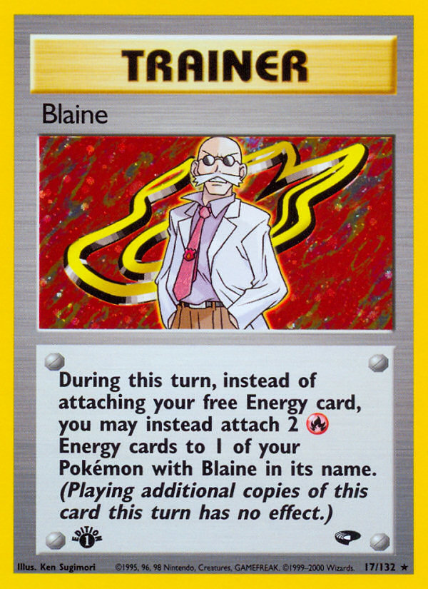 Blaine (17/132) [Gym Challenge 1st Edition] | Amazing Games TCG