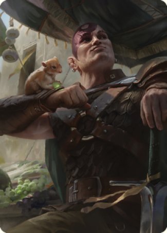 Minsc & Boo, Timeless Heroes Art Card (38) [Commander Legends: Battle for Baldur's Gate Art Series] | Amazing Games TCG