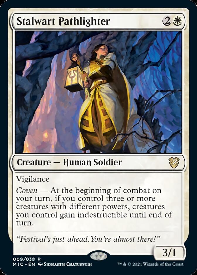 Stalwart Pathlighter [Innistrad: Midnight Hunt Commander] | Amazing Games TCG