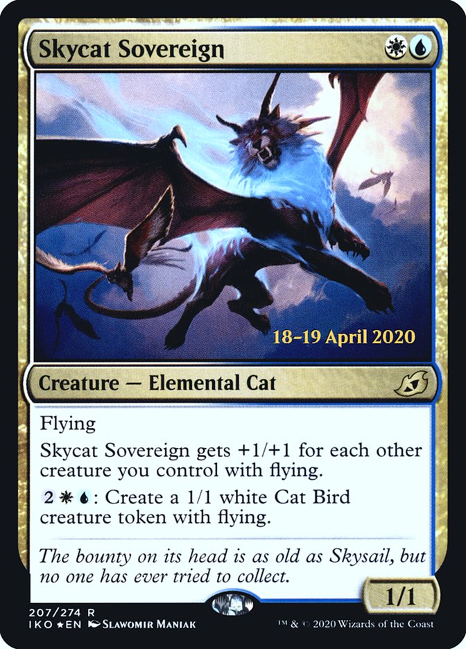 Skycat Sovereign  [Ikoria: Lair of Behemoths Prerelease Promos] | Amazing Games TCG