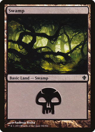 Swamp (348) [Commander 2013] | Amazing Games TCG