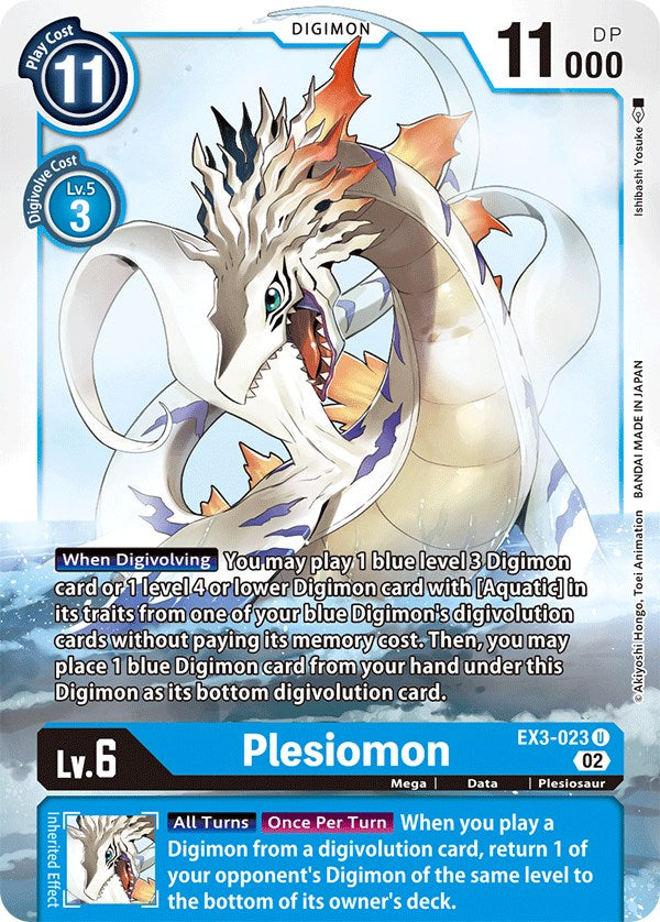 Plesiomon [EX3-023] [Draconic Roar] | Amazing Games TCG