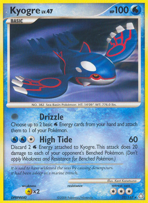 Kyogre (32/146) [Diamond & Pearl: Legends Awakened] | Amazing Games TCG