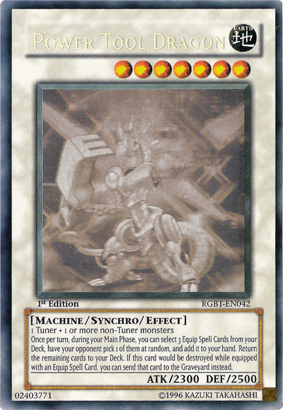 Power Tool Dragon [RGBT-EN042] Ultimate Rare | Amazing Games TCG