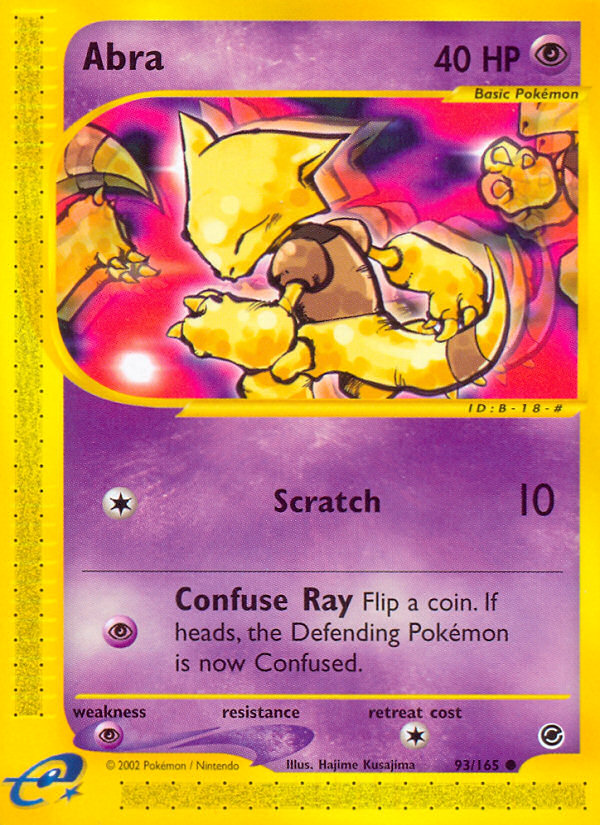 Abra (93/165) [Expedition: Base Set] | Amazing Games TCG