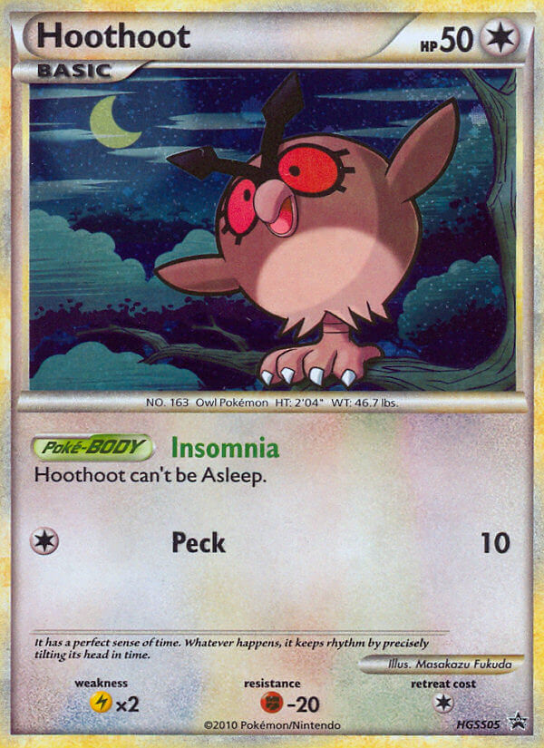 Hoothoot (HGSS05) [HeartGold & SoulSilver: Black Star Promos] | Amazing Games TCG