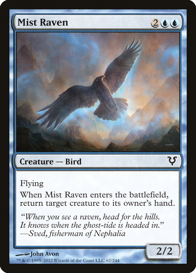 Mist Raven [Avacyn Restored] | Amazing Games TCG