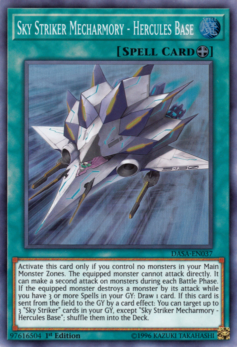 Sky Striker Mecharmory - Hercules Base [DASA-EN037] Super Rare | Amazing Games TCG