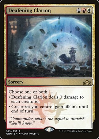 Deafening Clarion [Guilds of Ravnica] | Amazing Games TCG