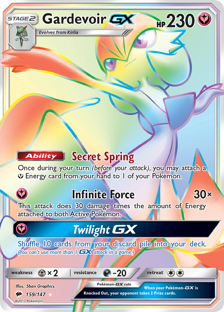 Gardevoir GX (159/147) [Sun & Moon: Burning Shadows] | Amazing Games TCG