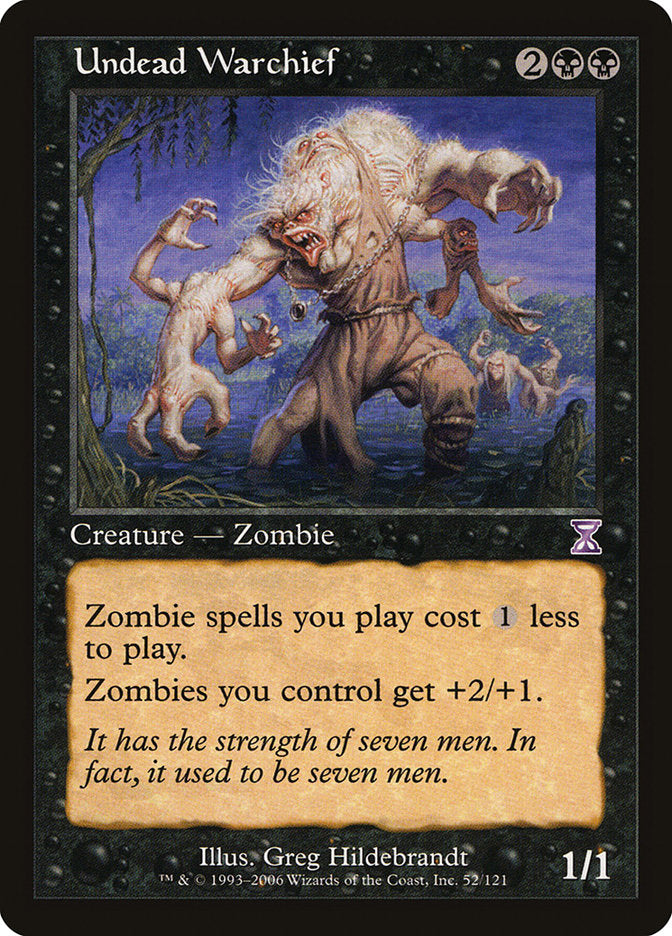 Undead Warchief [Time Spiral Timeshifted] | Amazing Games TCG