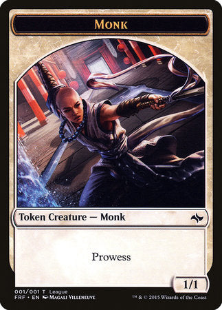 Monk Token (League) [League Tokens 2015] | Amazing Games TCG