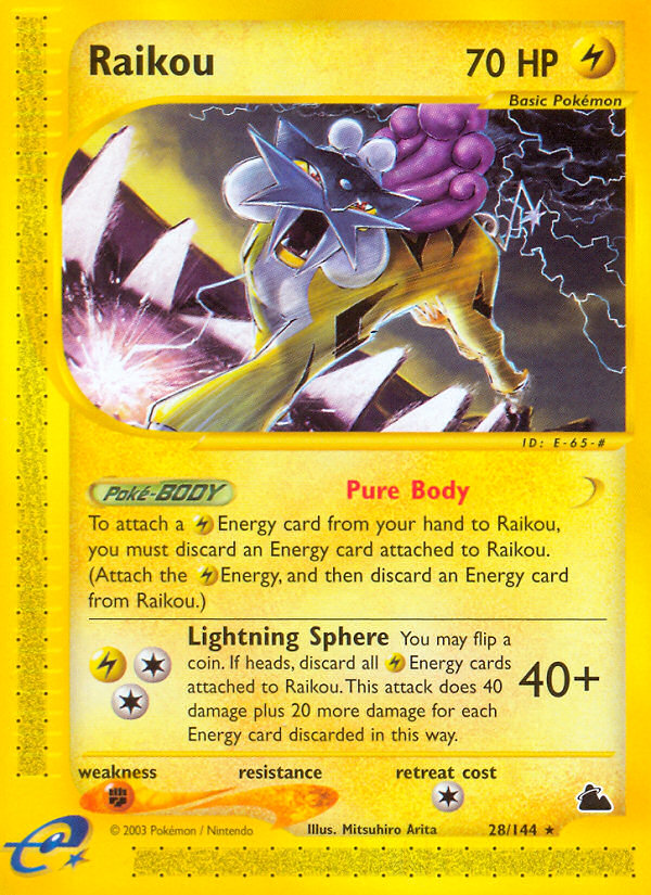 Raikou (28/144) [Skyridge] | Amazing Games TCG