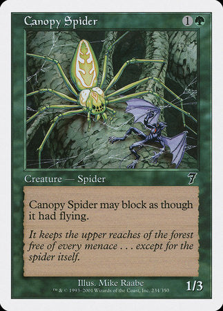 Canopy Spider [Seventh Edition] | Amazing Games TCG