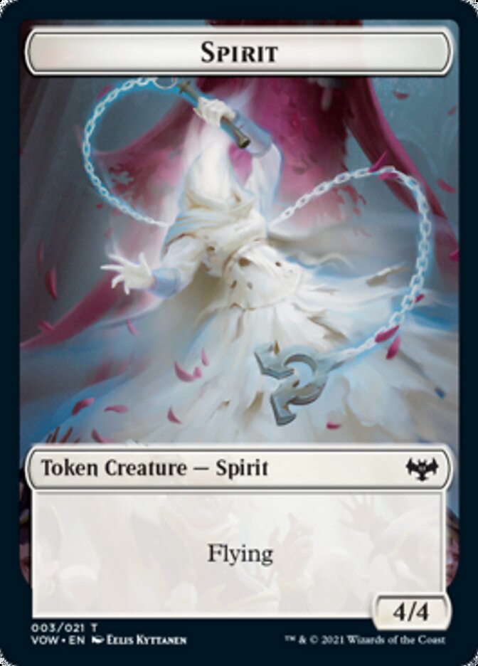 Spirit Token (003) [Innistrad: Crimson Vow Tokens] | Amazing Games TCG