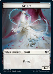 Blood // Spirit (003) Double-sided Token [Innistrad: Crimson Vow Tokens] | Amazing Games TCG
