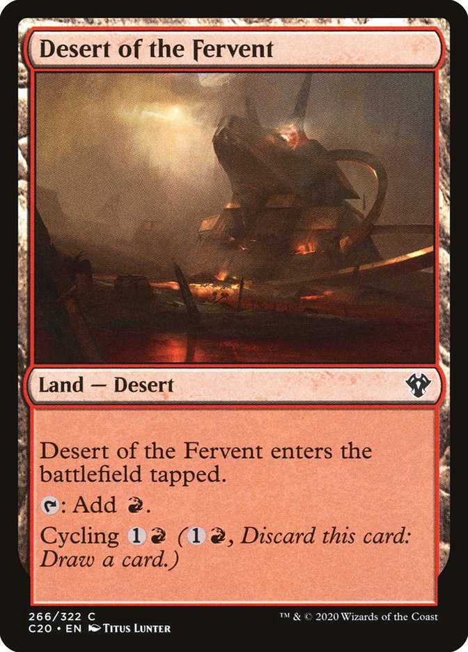 Desert of the Fervent [Commander 2020] | Amazing Games TCG