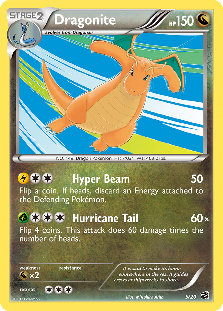 Dragonite (5/20) [Black & White: Dragon Vault] | Amazing Games TCG